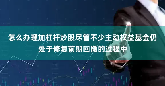 怎么办理加杠杆炒股　　尽管不少主动权益基金仍处于修复前期回撤的过程中